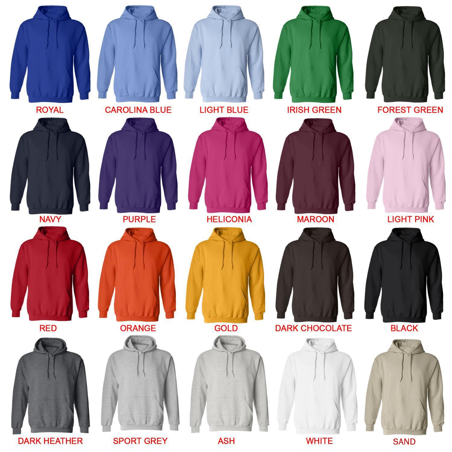 hoodie color chart - Courage The Cowardly Dog Merch