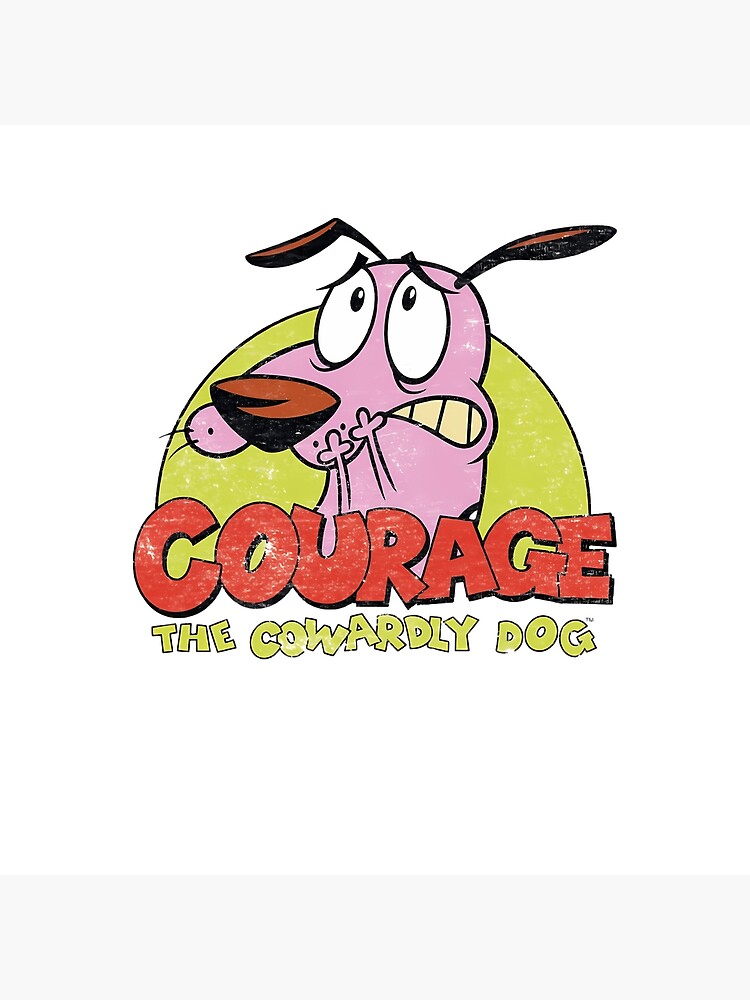 Courage The Cowardly Dog Basic Throw Pillow - Image 2