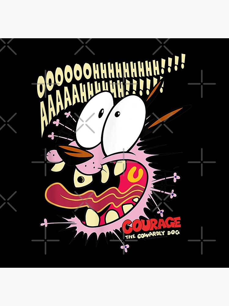 Scaredy Dog New Design Throw Pillow - Image 2