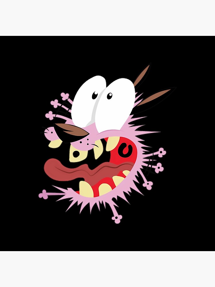 Courage The Cowardly Dog 11 Throw Pillow - Image 2
