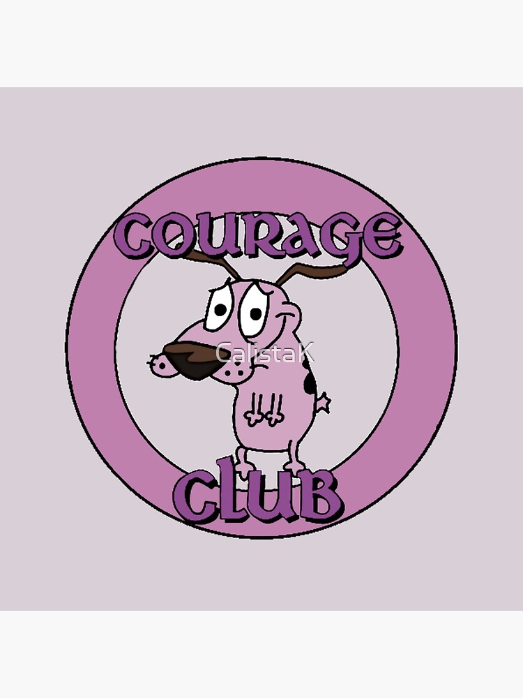 Courage Club Throw Pillow - Image 2