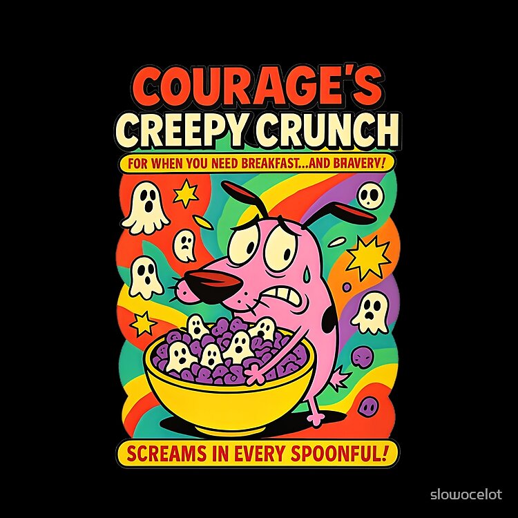 Courage The Cowardly Dog Tote Bag - Image 2