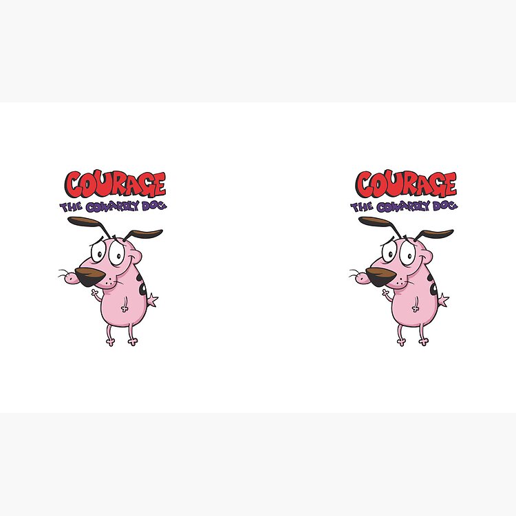 Classic Courage The Cowardly Dog Standing Pose Mug - Image 2