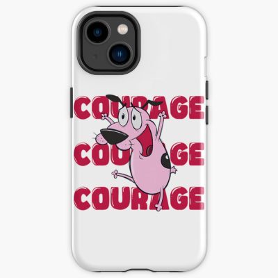 Courage Cute Dog Iphone Case