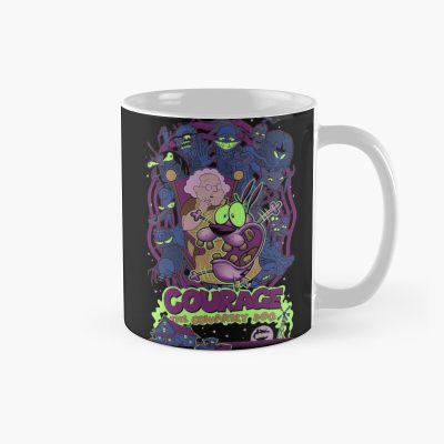 Courage The Cowardly Dog Scream Mug