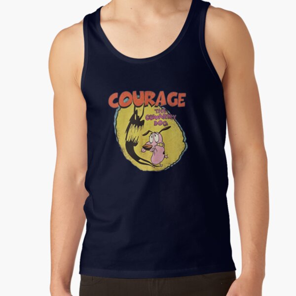 Courage The Cowardly Dog Hot Tank Top - Image 5