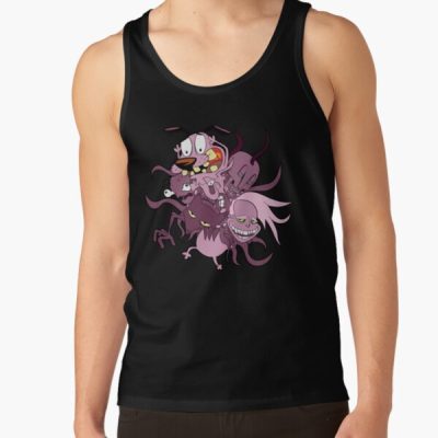 Courage The Cowardly Dog Design Tank Top