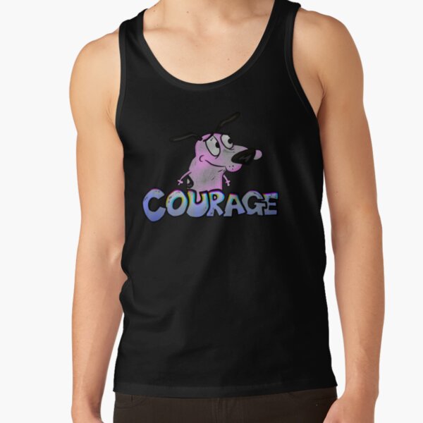 Vintage Courage The Cowardly Dog Tank Top - Image 2