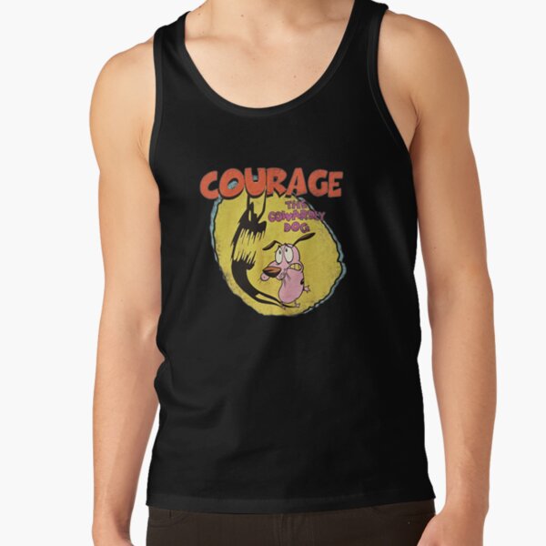 Courage The Cowardly Dog Hot Tank Top - Image 3