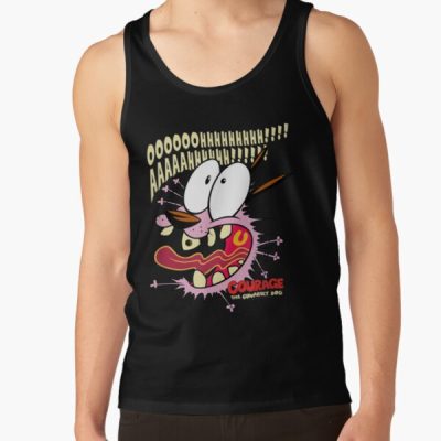 Scaredy Dog Design Tank Top