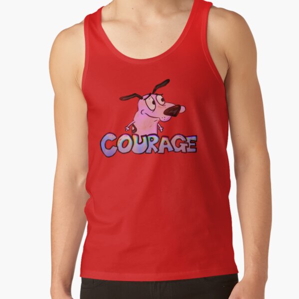 Vintage Courage The Cowardly Dog Tank Top - Image 4