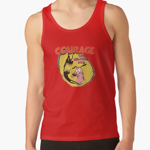 Courage The Cowardly Dog Hot Tank Top - Image 4