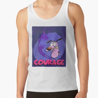 Courage The Cowardly Dog Basic Tank Top