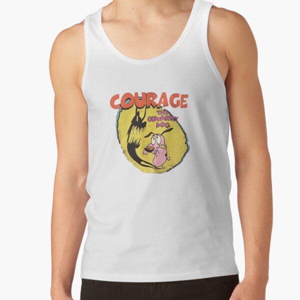Courage The Cowardly Dog Hot Tank Top - Image 2