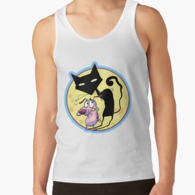Courage The Cowardly Dog S Katz Shadow Tank Top