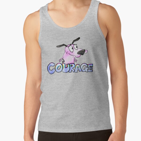 Vintage Courage The Cowardly Dog Tank Top - Image 3