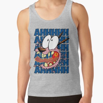 Courage The Cowardly Dog Ahhhhh Tank Top