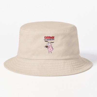 Classic Courage The Cowardly Dog Standing Pose Bucket Hat