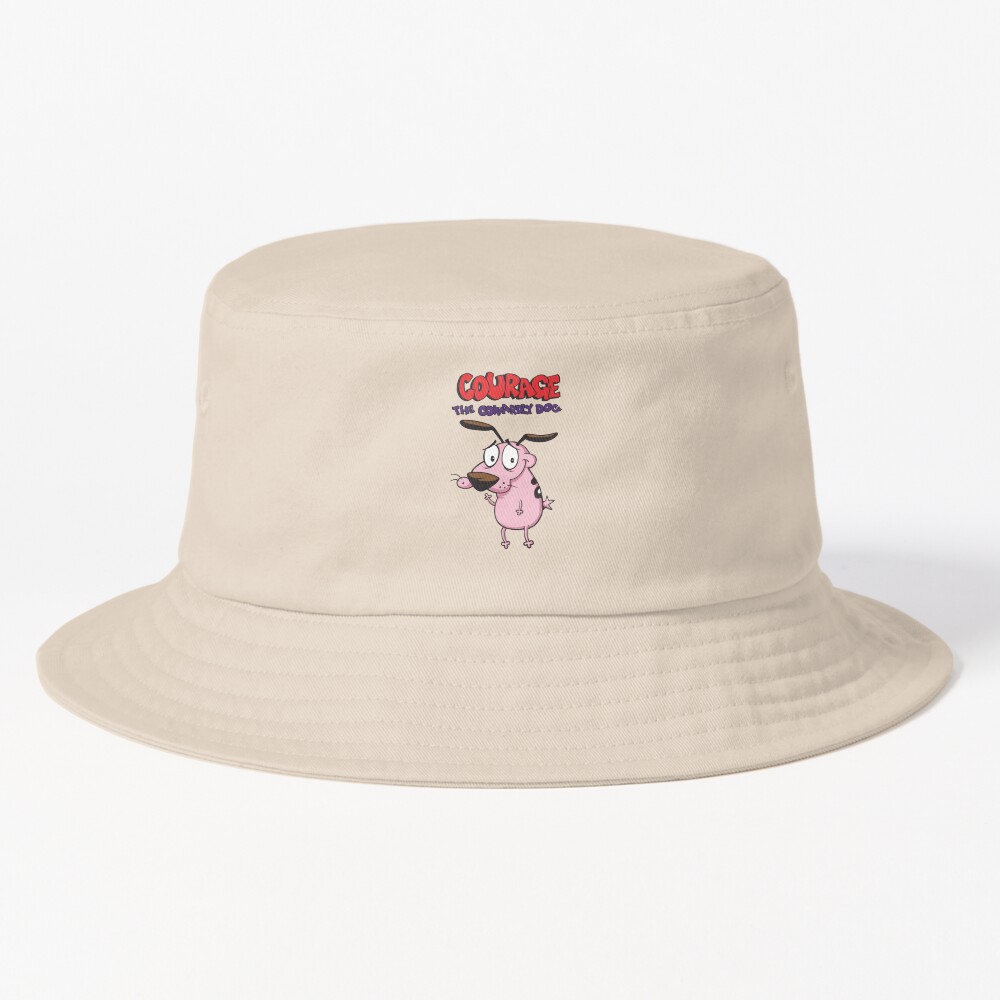 Classic Courage The Cowardly Dog Standing Pose Bucket Hat