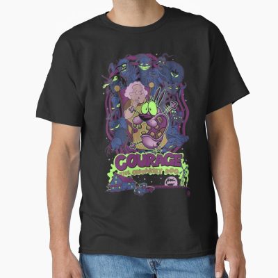Courage The Cowardly Dog Scream T-shirt
