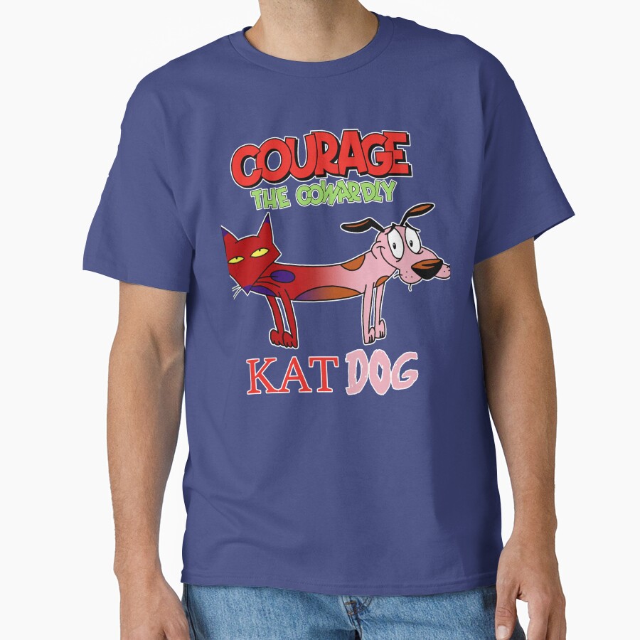 Courage The Cowardly Katdog T-shirt - Image 4