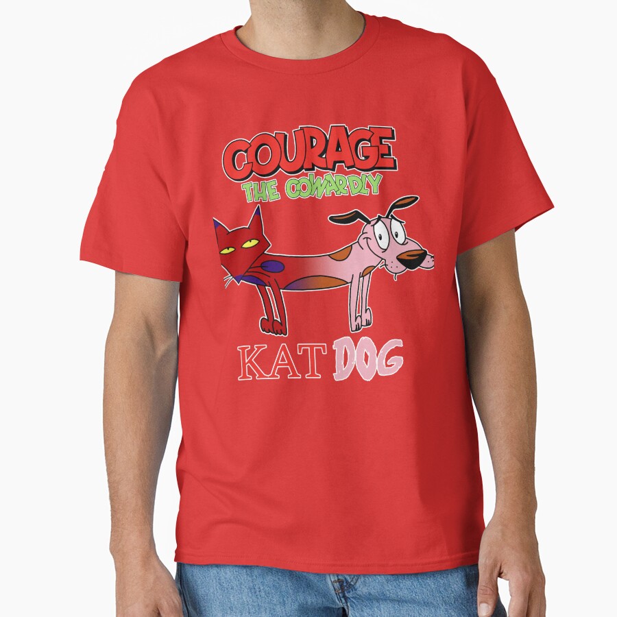 Courage The Cowardly Katdog T-shirt - Image 5