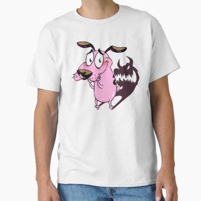 Courage The Cowardly Dog Basic Design T-shirt