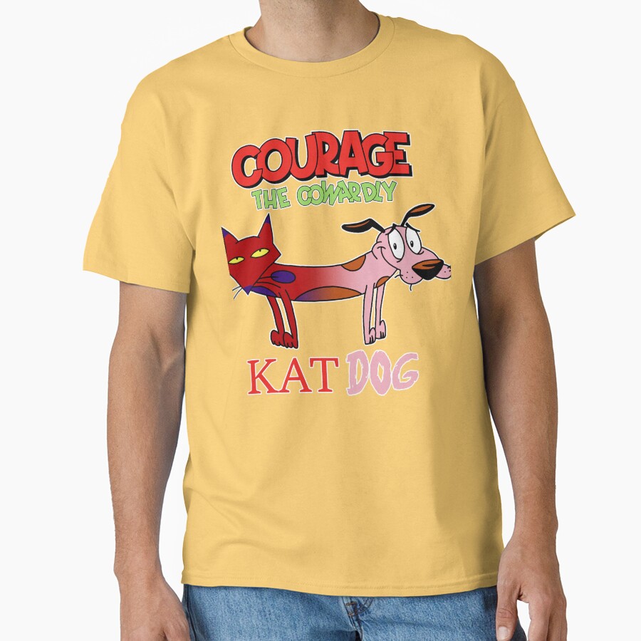 Courage The Cowardly Katdog T-shirt - Image 6