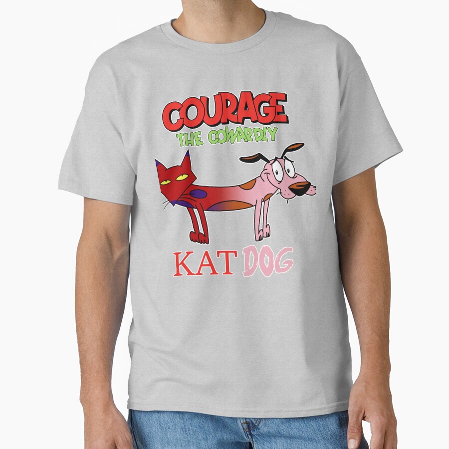 Courage The Cowardly Katdog T-shirt - Image 3