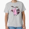ssrcoclassic teemens 02heather greyfrontproduct squarex1000 4 - Courage The Cowardly Dog Merch