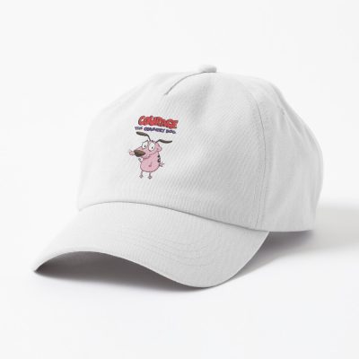 Classic Courage The Cowardly Dog Standing Pose Cap