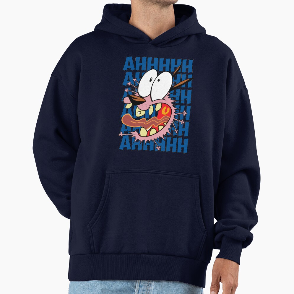 Courage The Cowardly Dog Ahhhhh Hoodie