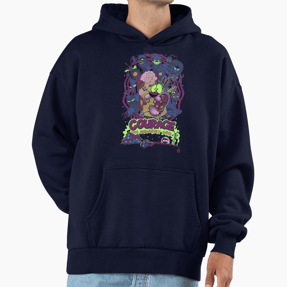 Courage The Cowardly Dog Scream Hoodie - Image 5