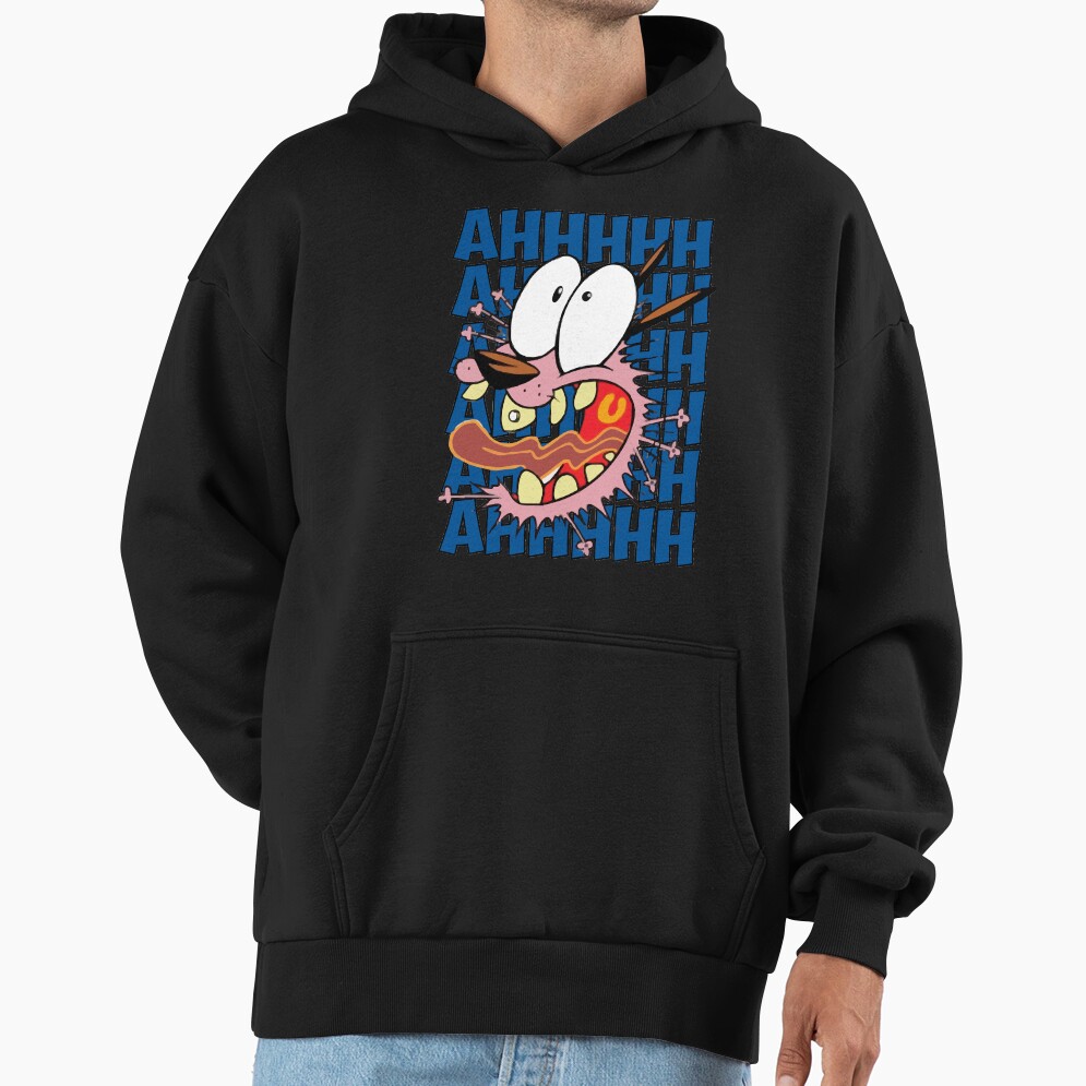 Courage The Cowardly Dog Ahhhhh Hoodie - Image 3