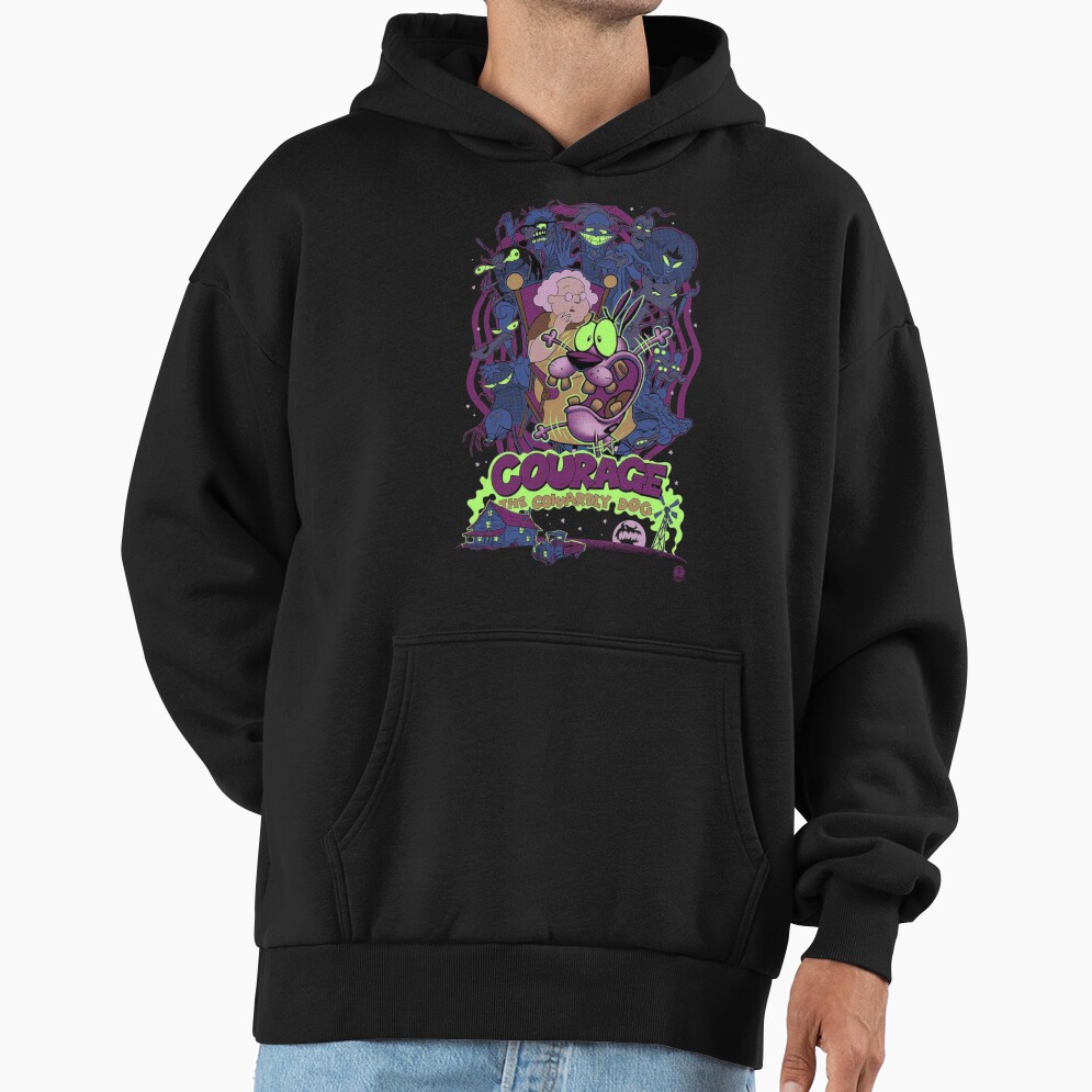 Courage The Cowardly Dog Scream Hoodie