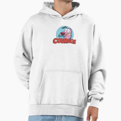 Courage The Cowardly Dog Retro Nervous Logo Hoodie