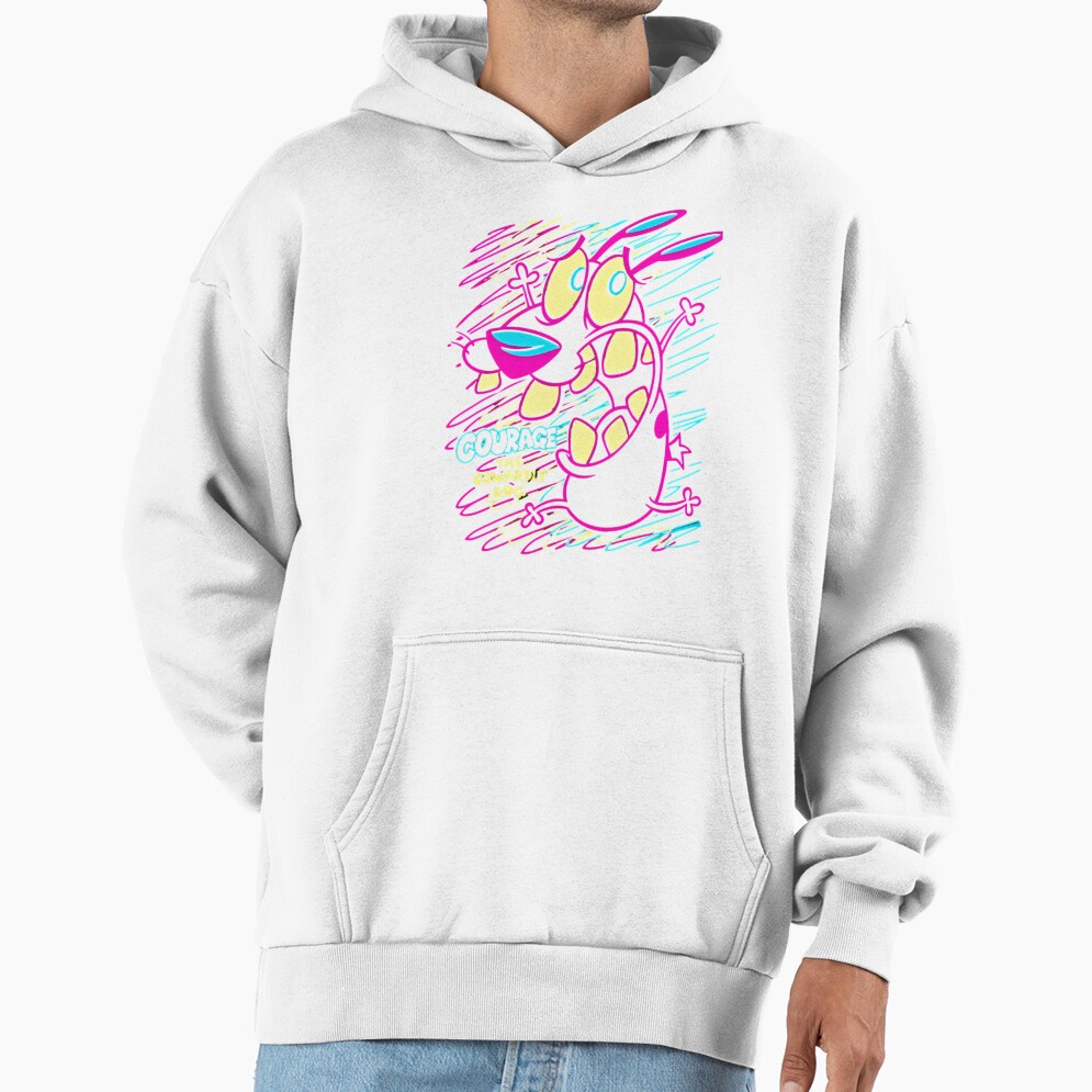 Courage The Cowardly Dog Art Hoodie - Image 2
