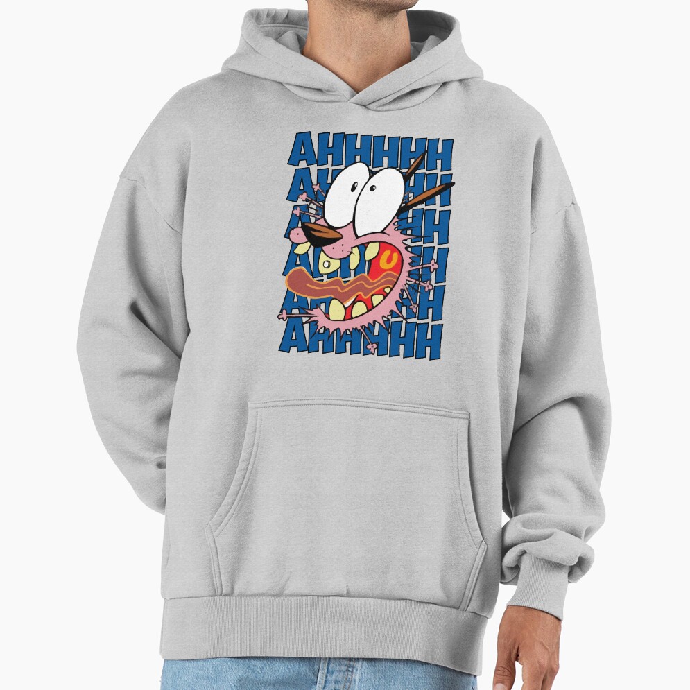 Courage The Cowardly Dog Ahhhhh Hoodie - Image 5