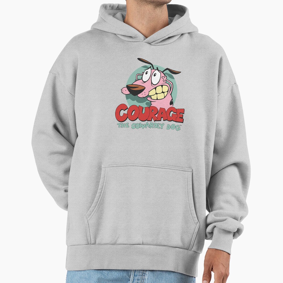 Courage The Cowardly Dog Courage The Cowardly Dog Hoodie - Image 4