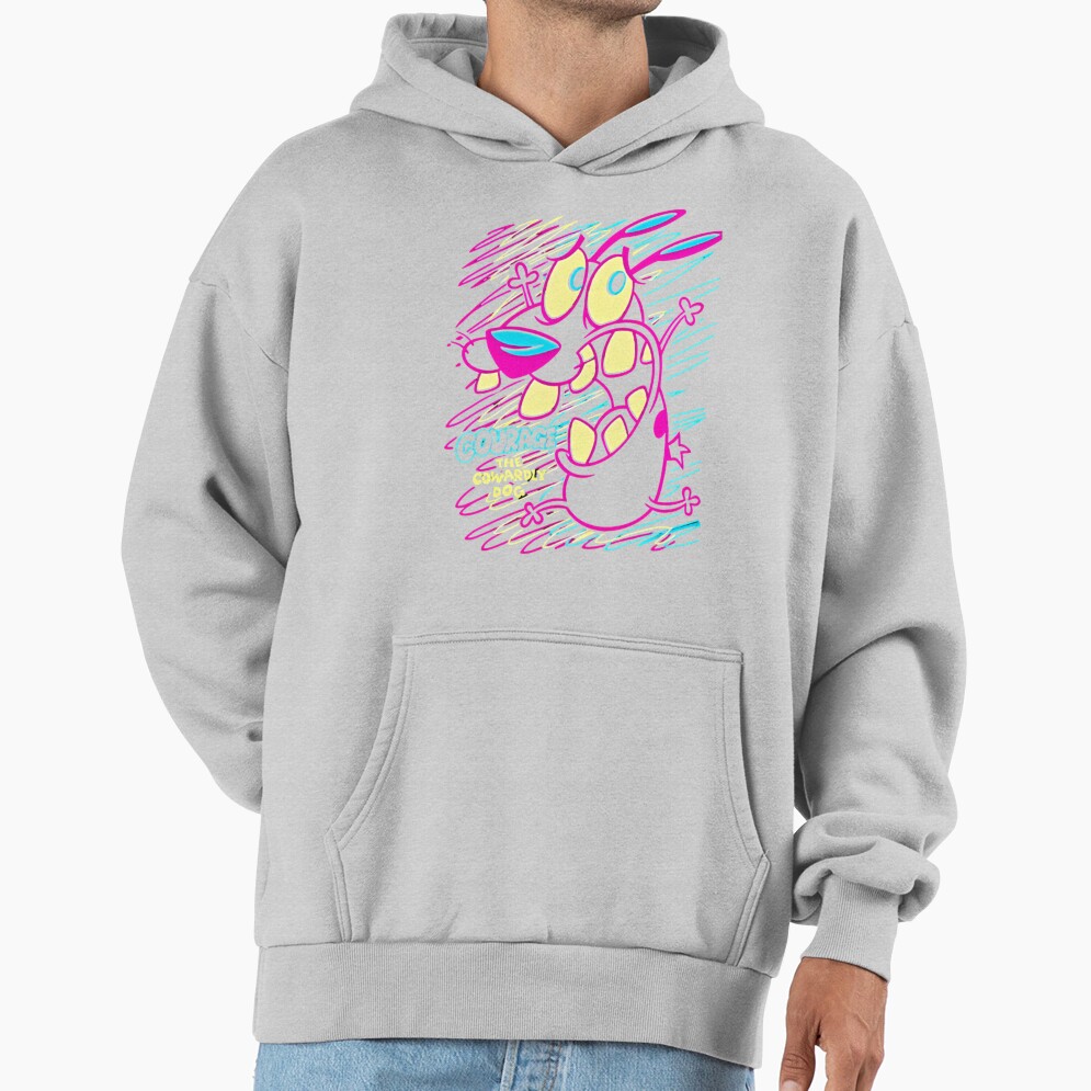 Courage The Cowardly Dog Art Hoodie