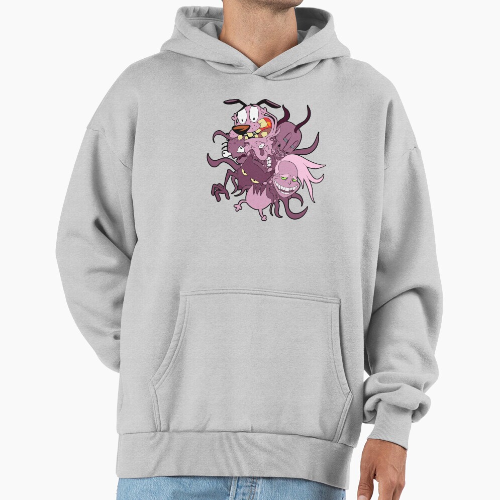 Courage The Cowardly Dog Design Hoodie - Image 4