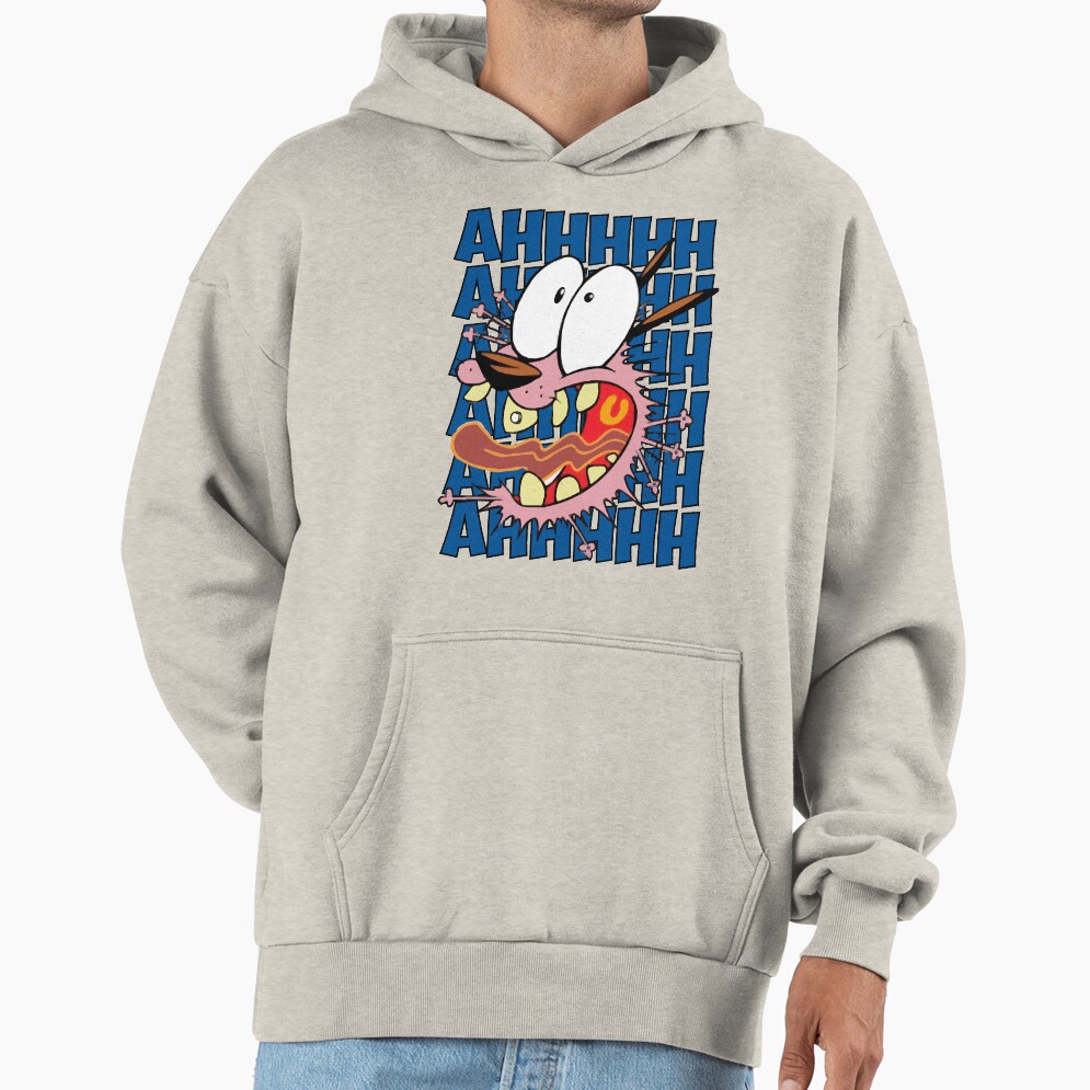 Courage The Cowardly Dog Ahhhhh Hoodie - Image 4