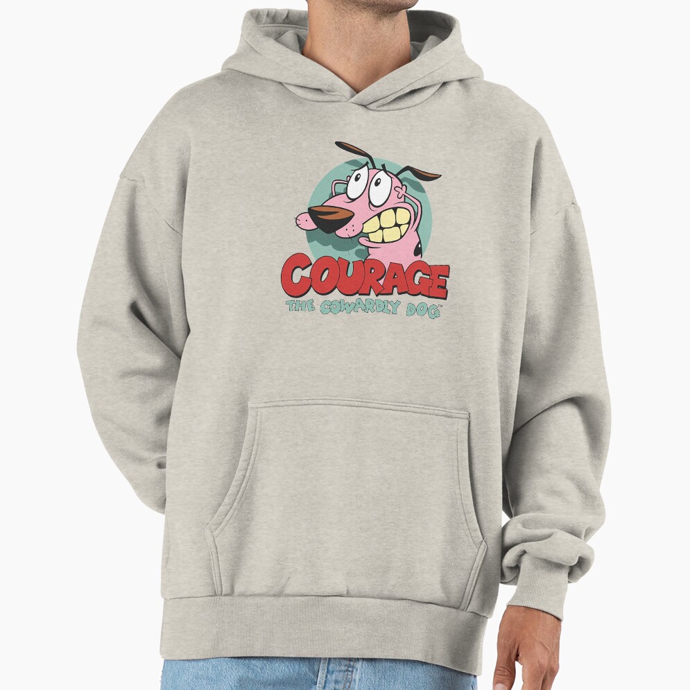 Courage The Cowardly Dog Courage The Cowardly Dog Hoodie - Image 3