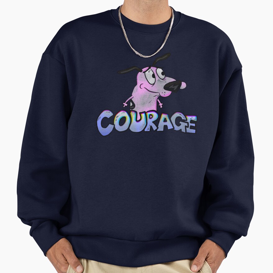 Vintage Courage The Cowardly Dog Sweatshirt - Image 5
