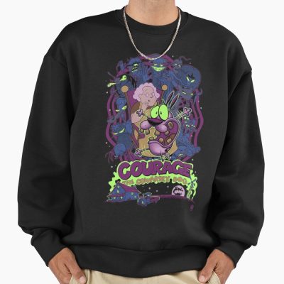 Courage The Cowardly Dog Scream Sweatshirt