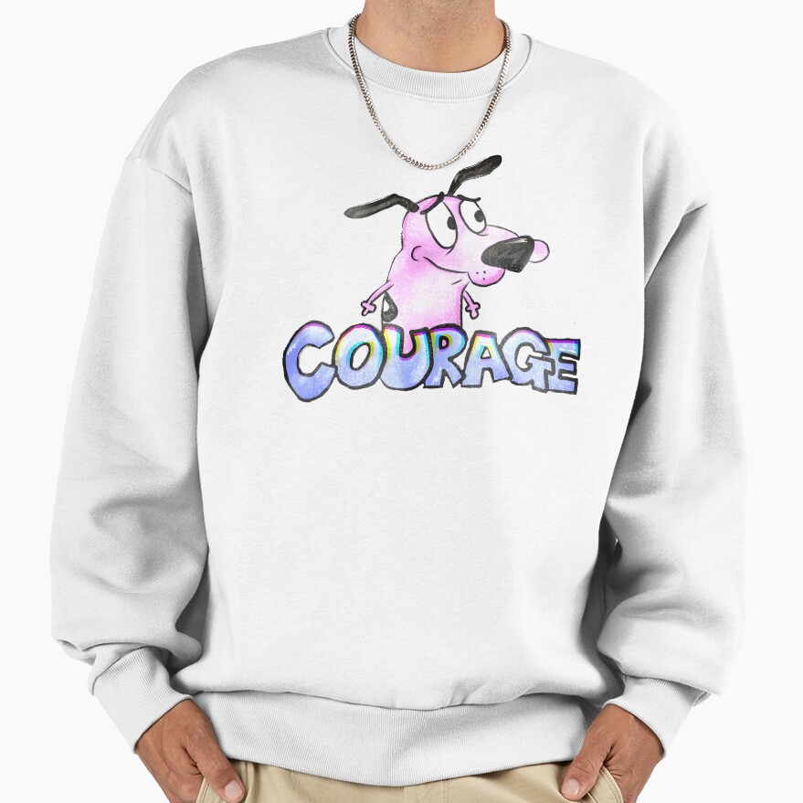 Vintage Courage The Cowardly Dog Sweatshirt - Image 2
