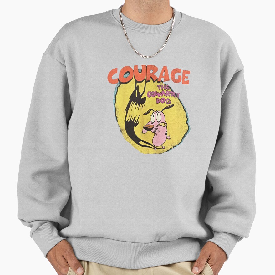 Courage The Cowardly Dog Hot Sweatshirt - Image 4