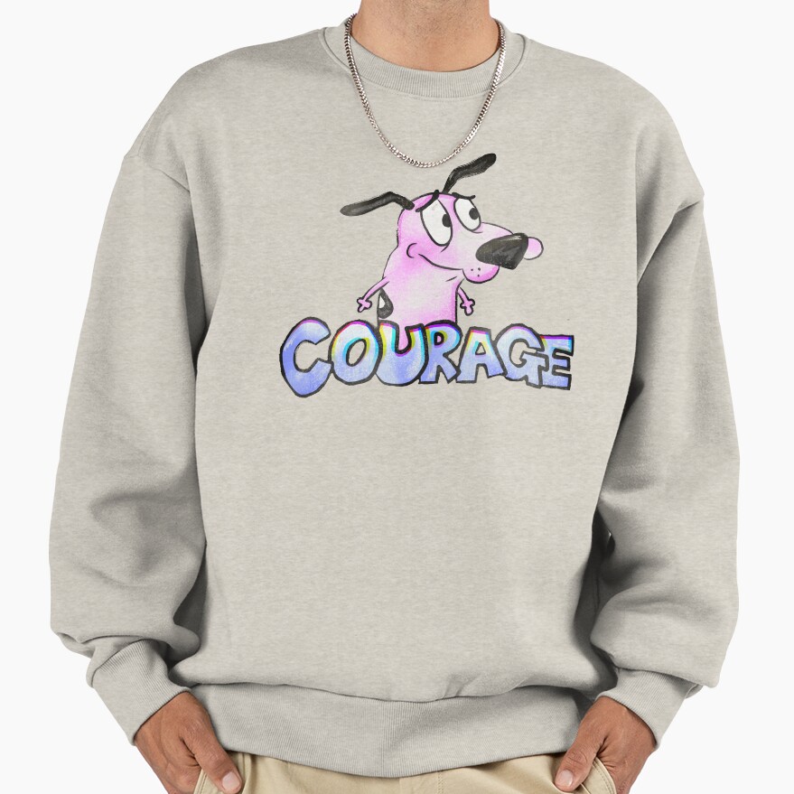 Vintage Courage The Cowardly Dog Sweatshirt - Image 3