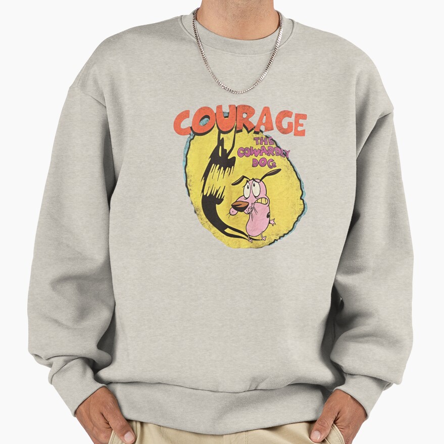 Courage The Cowardly Dog Hot Sweatshirt - Image 3