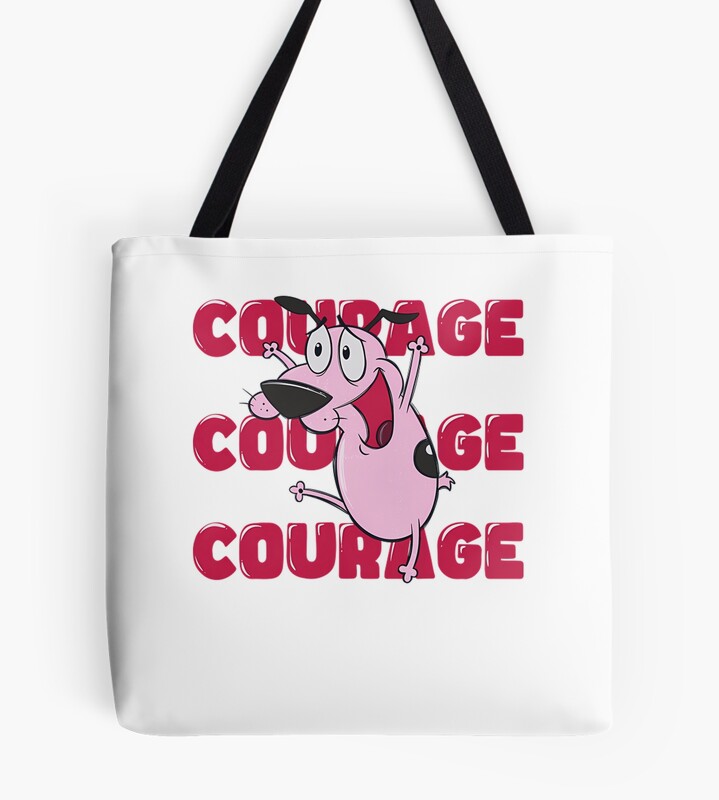 Courage Dog New Tote Bag